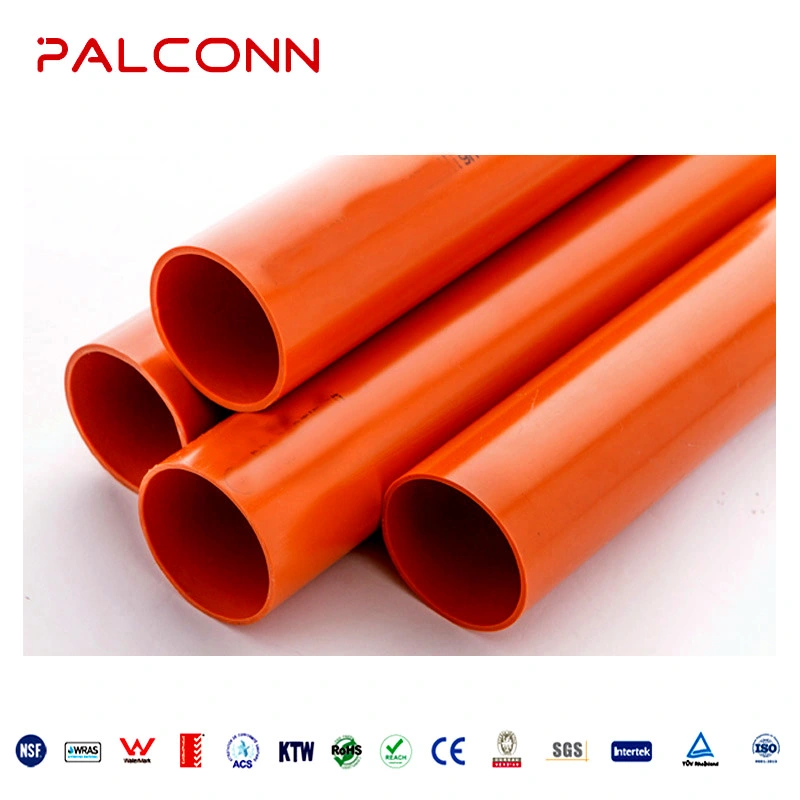 OEM DIN Standard 6 Inch PVC Sanitary Pipes for Waste Water Drainage