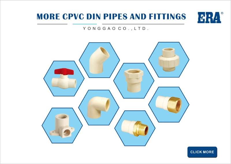 Era Cp010 Female Adaptor CPVC DIN Standard Fittings CE