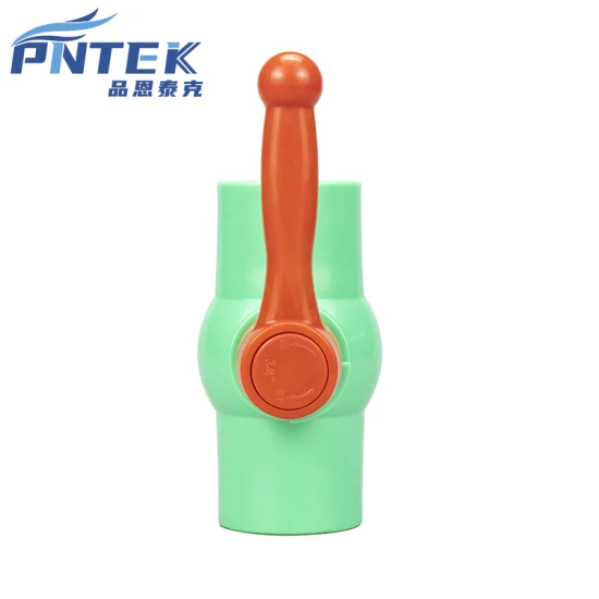 Instalación de tuberías ASTM Pntek PPR UPVC Válvula de bola compacta de PVC